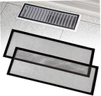 2Pcs Floor Register Cover Trap, 5x9 Inch Magnetic Air Vent Filter Floor Vent Covers Screen for Home, Dustproof Mesh Filters Net Trap Keeps Flies, Coin, Pet Hair, Food Out - Field & Pure
