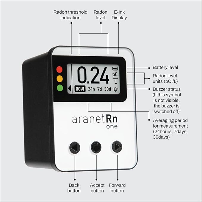 Radon One – Fast Home Radon Gas Detector - Image 4
