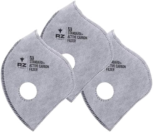 RZ Mask - F1 Standard Replacement Filters (3 Pack) 99.8% Active Carbon