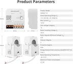 Smart Home Energy Monitor with 2 x 120A CTs, Live Electricity Usage Tracking - Image 7