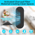 2026 Upgrade 10pcs Ceiling Fan Filters for Blades Easy-Stick Strong