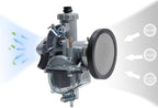 Carburetor Carb 40mm Velocity Stack Air Filter Cleaner Modified Trumpet - Image 3