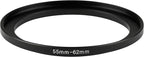 55-62mm Metal Step-Up/Down Ring Adapter Compatible - Image 2