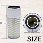 86512888 E9NN9601EA AF2840 Air Filter Compatible with Ford New Holland Compact Tractor 1320 1520 1620 1710 1715 Mower CM222 CM224 CM272 CM274 Replace SA16490, 46421, AF2840, 84541251