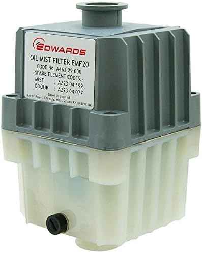 Edwards EMF20 Oil Mist Filter, KF25 Ports, for RV12, E1M18, E2M18 Vacuum Pumps, A462-29-000