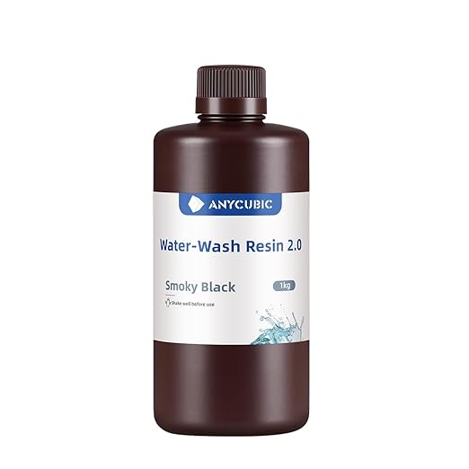 ANYCUBIC Water Washable 3D Printer Resin 2.0, 405nm High Precision 3D Resin by ANYCUBIC
