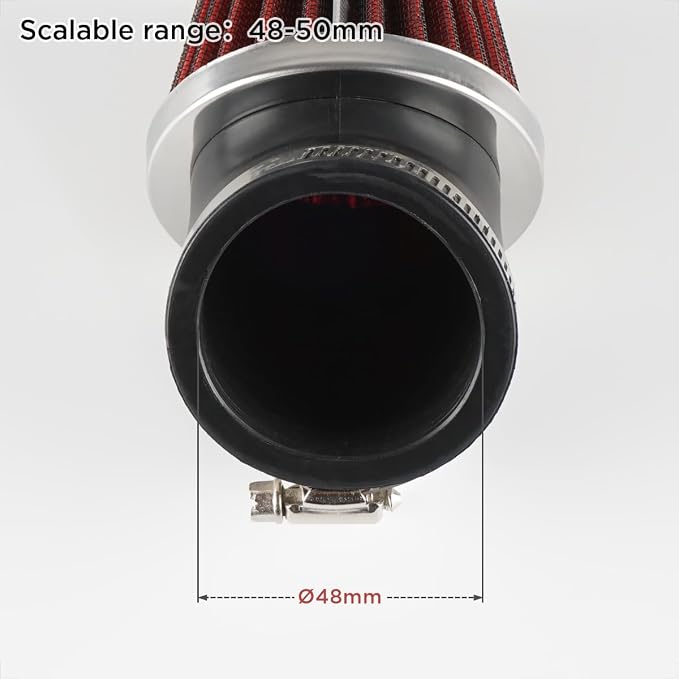 Evermotor Atv Air Filter, 48mm 49mm 50mm Carburetor Filter - Image 7