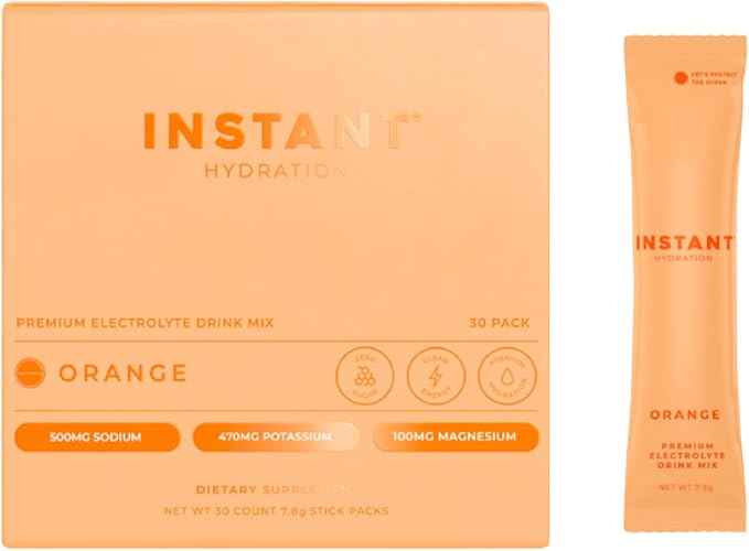 Instant Hydration Electrolytes Powder Packets