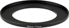 55-77mm Metal Step-Up/Down Ring Adapter Compatible - Image 3