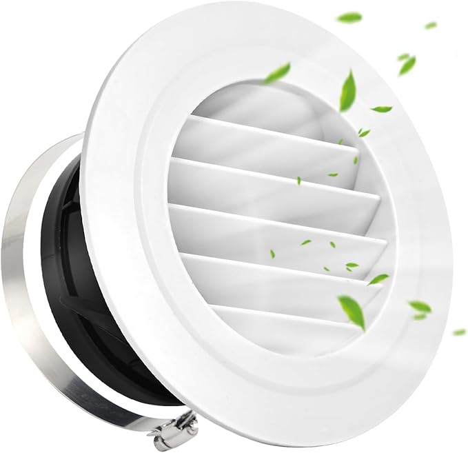 Soffit Vents 8 Inch, Round Exhaust Air Vent Cover by Unknown