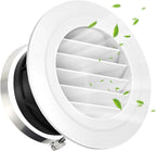 Soffit Vents 4 Inch, Round Exhaust Air Vent Cover by Unknown