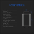 8 * 24 Inch Activated Carbon Filter Sheets Air Filter - Image 6