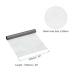 PATIKIL 40" L x 10" W Woven Wire Mesh, 200 Mesh 316L Stainless Steel Air Vent - Image 2