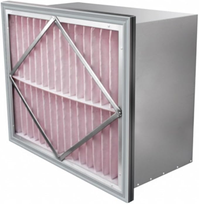 RIGID-PACK 24x24x12 Rigid Box Air Filter – MERV 14/95% ASHRAE HVAC Filter – - Image 4