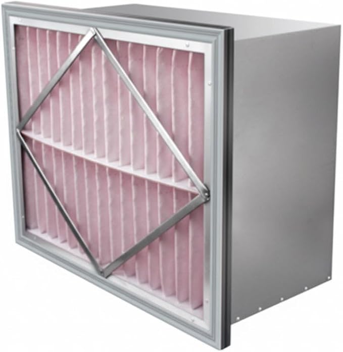 RIGID-PACK 20x20x12 Rigid Box Air Filter – MERV 13/85% ASHRAE HVAC Filter – - Image 4
