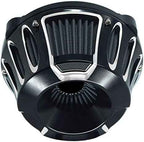 Air Intake Filter Motorcycle Air Cleaner Cnc Cut Kit Black for Harley Touring Street Glide 2008 - 2016 Softail 2016 - 2017 Fitment - C