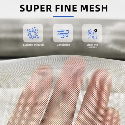 20 Mesh 304 Stainless Steel Mesh Screen, 24''×118''(60cm×300cm) Wire