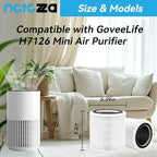 Netezza 2 Pack H7126 Filter Compatible with Govee Mini Air Purifier