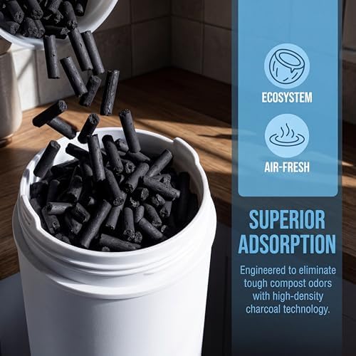 Odor Absorbing Activated Charcoal Filter Refills 2-Pack(2 Lbs/930g) - Field & Pure