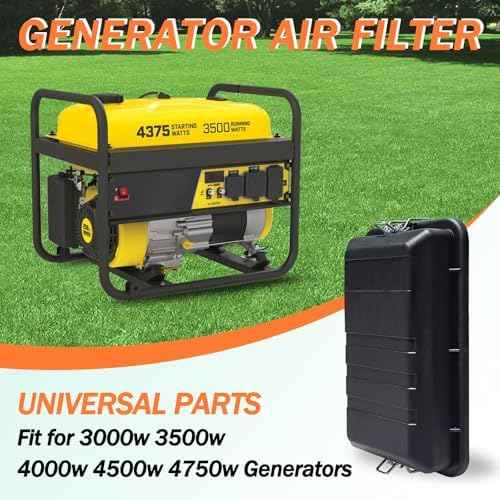 Suptizizkz 196cc 212cc 224cc Generator Air Filter Box w/Housing Cover Compatible with 3000 3500 4000 4500 watt Champion Predator Firman Generators Air Filter Assembly