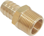 2pcs Brass Hose Barb Fitting, 3/4" Barb x 3/4" NPT Male, Adapter – Correct - Image 8
