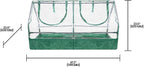 Zenport SH3212A+BTP Garden Raised Bed and Cold Frame Greenhouse Cloche - Image 4