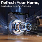 Air Purifiers for Home Pets Up to 2200Ft² Pre-Filter Washable, Ivory