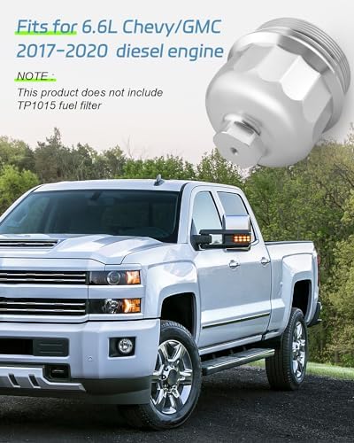 Fuel Filter Housing Cap Fit for GM Duramax 6.6L L5P