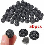 Wave Point Aquarium Filter Media Kits, 1 lb Activated Carbon + 50pc Bio Balls - Image 2