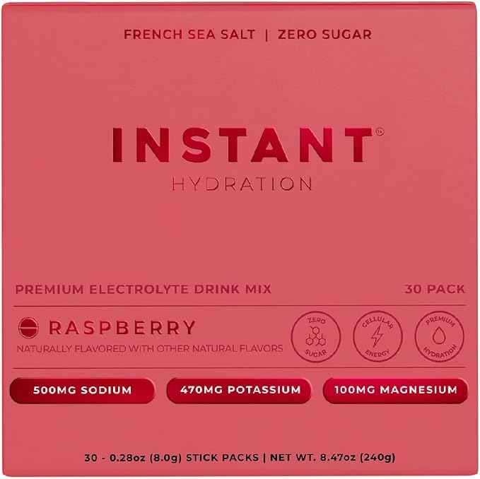 Instant Hydration Electrolytes Powder Packets