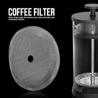 Coffee Filter Mesh, 5Pcs 304 Stainless Steel Coffee Filter Portable Detachable Coffee Pot Mesh Filter Accessory For Family Coffee Making Tool (Small-350ml) - Field & Pure