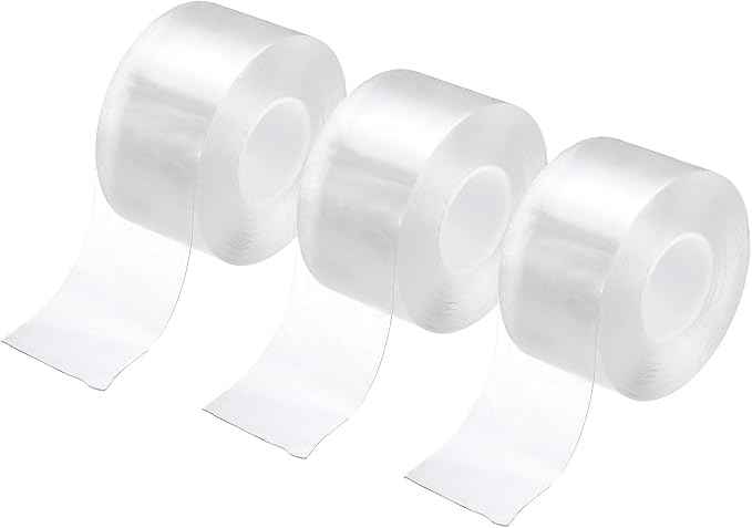 PATIKIL Clear Edge Protector Strip, 3 Roll 2 in x 32.8 ft Table Edge Protector