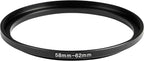 58-62mm Metal Step-Up/Down Ring Adapter Compatible - Image 2