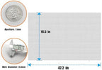 1 roll Stainless Steel Wire mesh 20 mesh, Size 16.5“X47.2”(42x120cm)