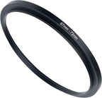 67mm to 72mm Step Up Ring Filter Adapter Black Metal Step up Adapter Rings by Unknown