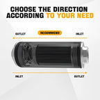BARTOO 100 Micron Inline Fuel Filter - Image 4