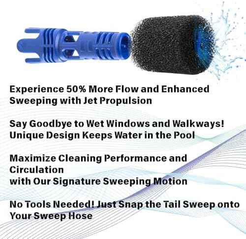 for Polaris Pool Cleaner Parts 15 Pack Polaris 280 Part Sweep Pro Sweep Scrubbers Replacement 2 Hose Tail Scrubber Cleaner Pool Tail Scrubber 280 360 380 180 480 3900