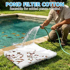 18" x 72" x 1" Thick Pond Filter Pad, High Density Pond Filter Media Roll, Cut-to-Size Aquarium Filter Sponge for Koi Ponds, Outdoor Ponds, Fish Tanks & Waterfall Filter
