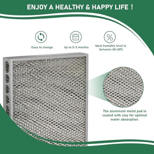 1099-20 Evaporator Pad Humidifier Vapor Water Filter Compatible with GeneralAire 1099 Humidifier Series Humidifier Replacement Evaporator Pad Media Filter 1099-20 GF # 7047 2-Pack - Field & Pure