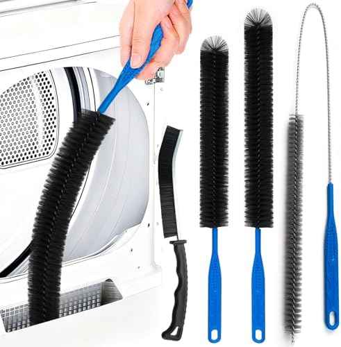 Dryer Vent Cleaner Kit, Drain Brush, Refrigerator Coil Cleaning Brush