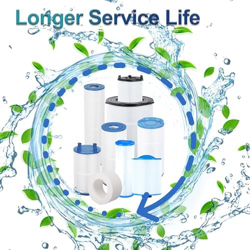 Vexca® PRB25-IN Hot Tub Filter, Replaces Unicel C-4326, Filbur FC-2375, FC-2370, Guardian 413-106, 3005845, 17-2327, 13 5/16" x 5" Drop in Spa Filter, 25 Sq.Ft, 2 Pack - Field & Pure