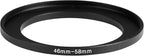 46-58mm Metal Step-Up Ring Adapter Compatible - Image 3