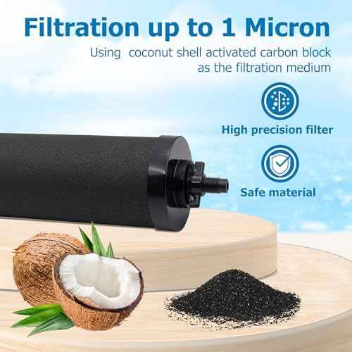 Water Filter Replacement for Berkey® BB9-2 Black Carbon Filters