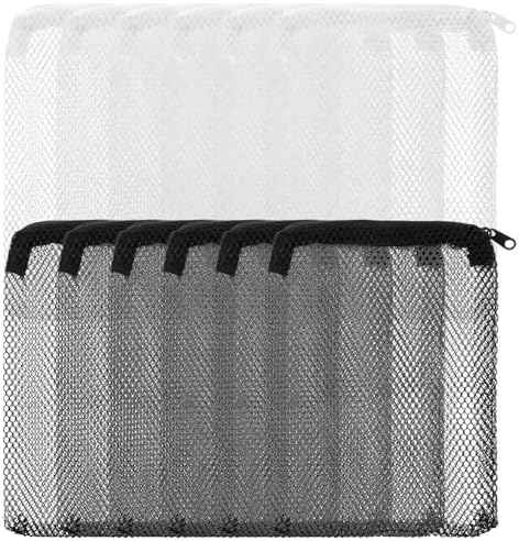 12 Pcs Aquarium Filter Media Bags, 8' X 6'' Extra Fine Mesh Bag Reusable