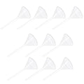 Veemoon 10pcs 75mm Plastic Triangle Filling Funnels Pp Scientific Laboratory by Veemoon