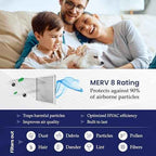 | Merv 8 | Washable & Reusuable AC/Furnace Filter | Lifetime HVAC & Furnace Air Filter | Washable | Superior particle-holding Ability | Premium Quality Aluminum | 16x24x1