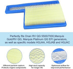 Tune Up Kit for Onan RV QG 5500 7000 Generator Marquis Gold Platinum EF/HGJAA/HGJAB/HGJA - with 149-2341, 140-3116, 122-0836 & 167-1638 Filters & Tools - Field & Pure