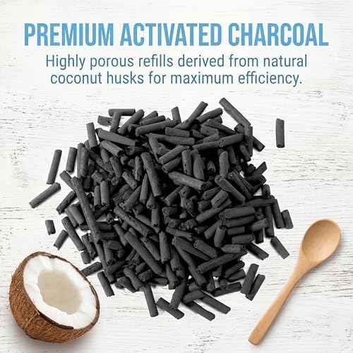 Odor Absorbing Activated Charcoal Filter Refills 2-Pack(2 Lbs/930g)