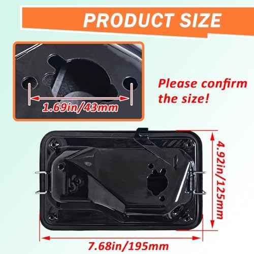 Suptizizkz 196cc 212cc 224cc Generator Air Filter Box w/Housing Cover Compatible with 3000 3500 4000 4500 watt Champion Predator Firman Generators Air Filter Assembly