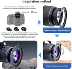 30mm Lens to 52mm Camera Lens Adapter,30mm to 52mm Filter Step up Ring